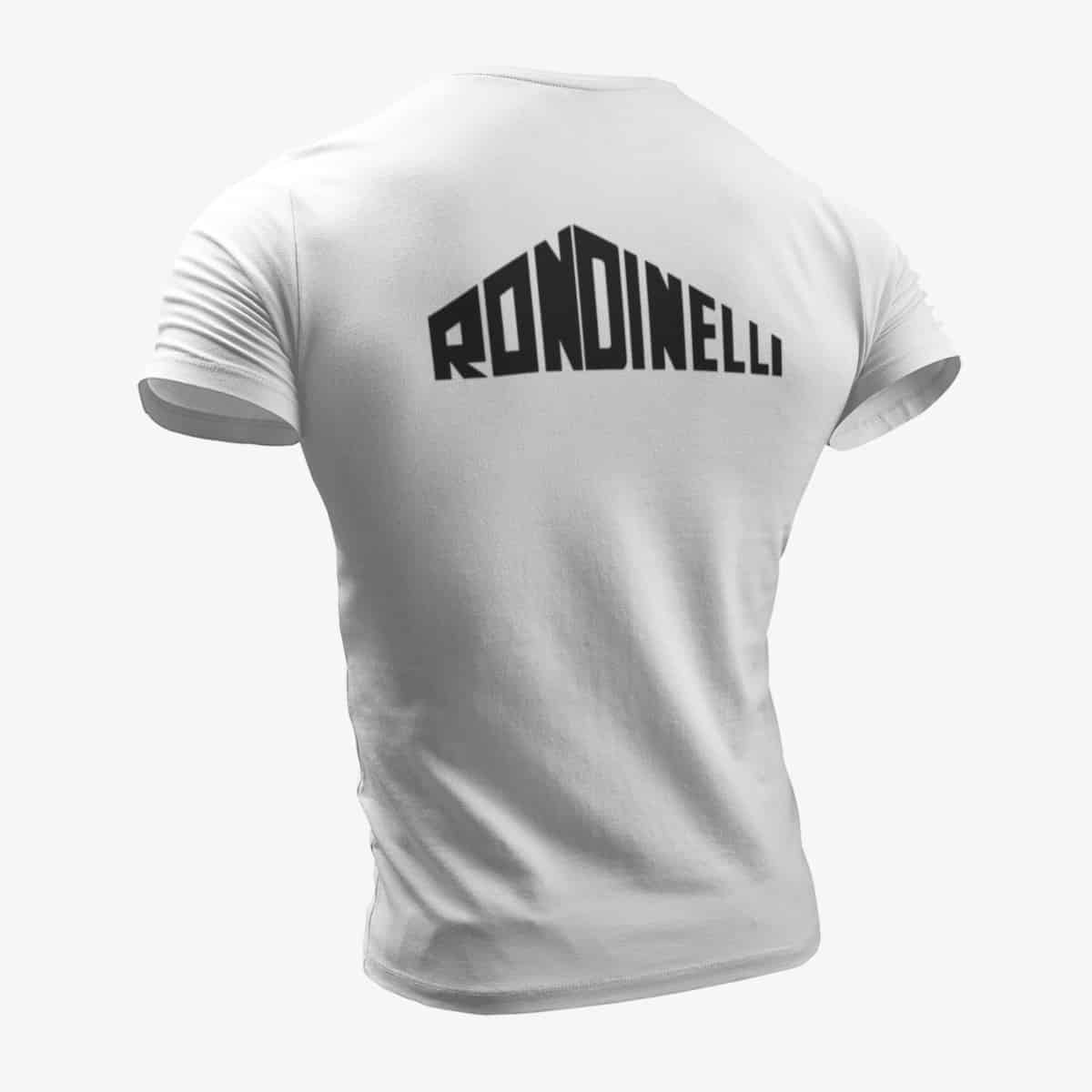 Rondinelli T-Shirt, Rondinelli Logo White T-Shirt, Heavy Metal Merchandise