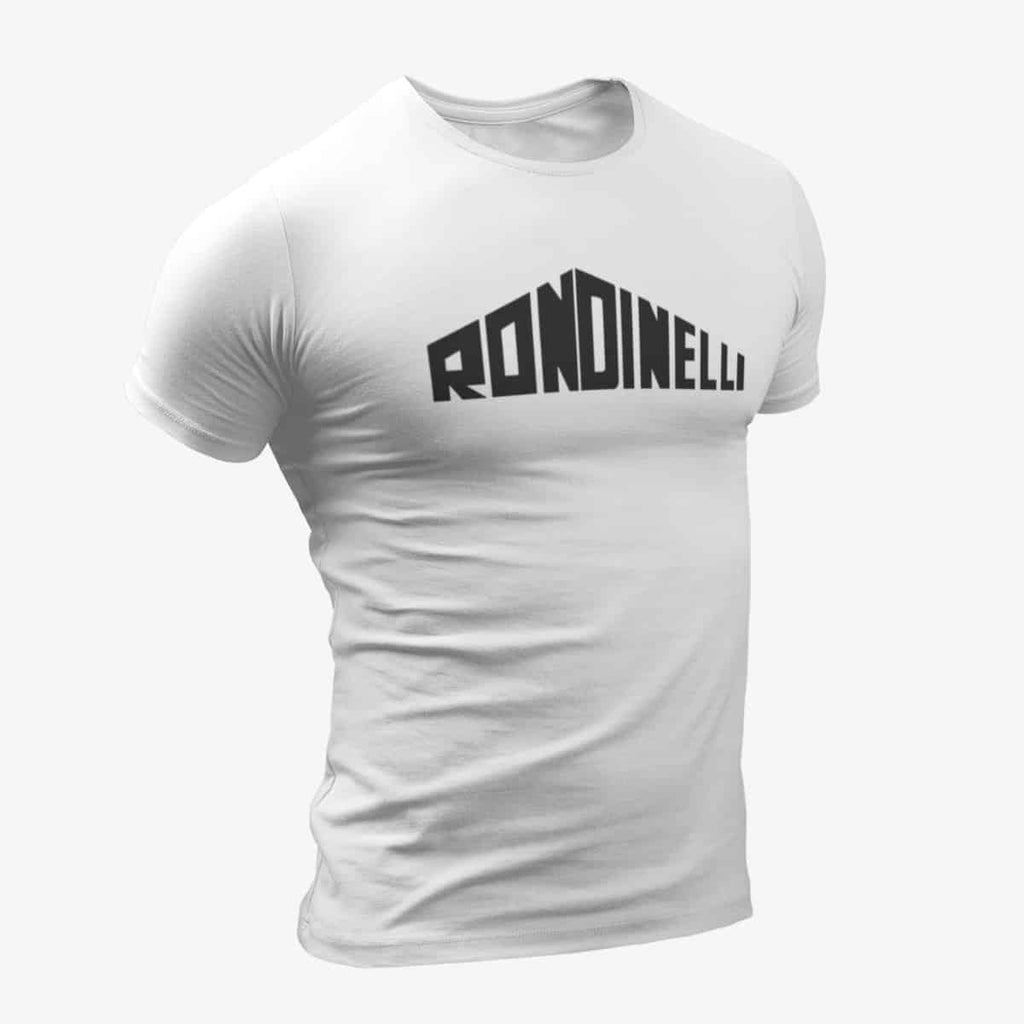 Rondinelli T-Shirt, Rondinelli Logo White T-Shirt, Heavy Metal Merchandise