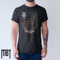 Satariel Band T-Shirt, Satariel White Ink Cover Tee-Shirt, Black Metal Merch