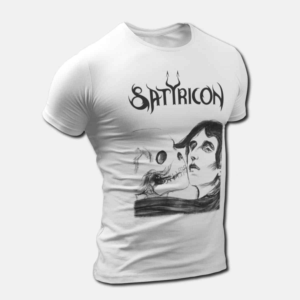 Satyricon T-Shirt, Satyricon Deep Calleth Upon Deep Tee, Black Metal Merch