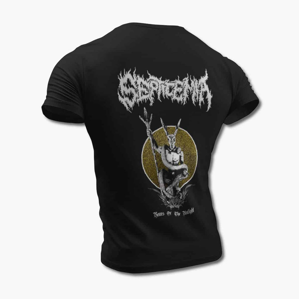 Septicemia Band T-Shirt, Septicemia Years of The Unlight Black Tee Shirt, Technical Death Metal Merchandise