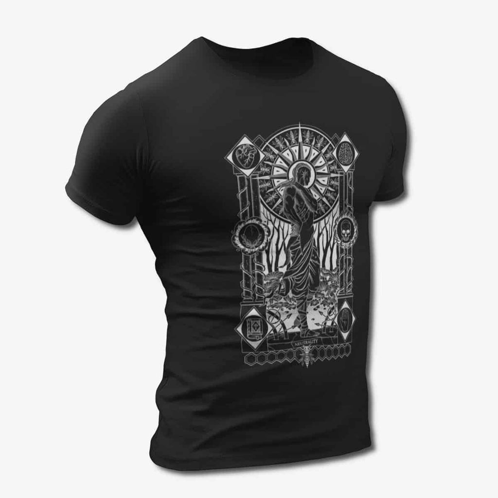 Sin of Neutrality T-Shirt, Sin of Neutrality Artwork Black T-Shirt