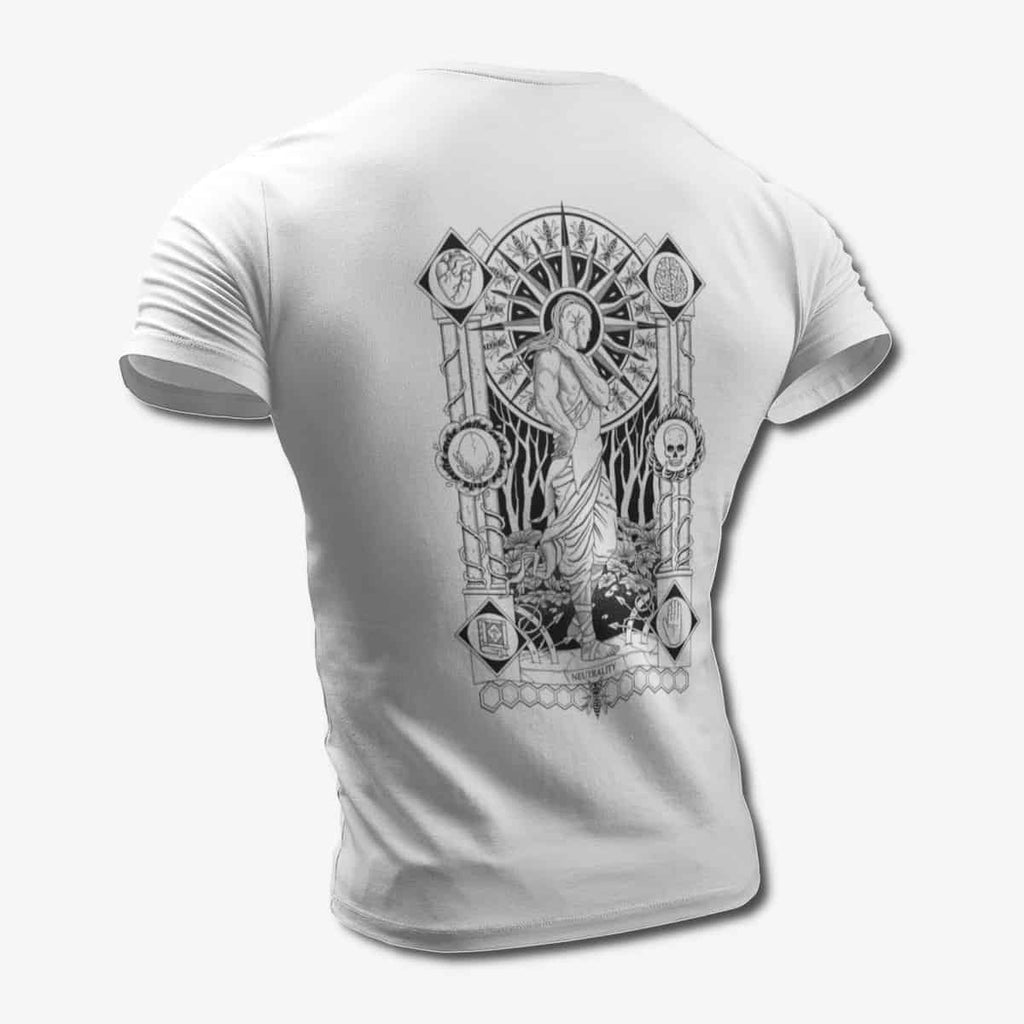 Sin of Neutrality T-Shirt, Sin of Neutrality Artwork White T-Shirt
