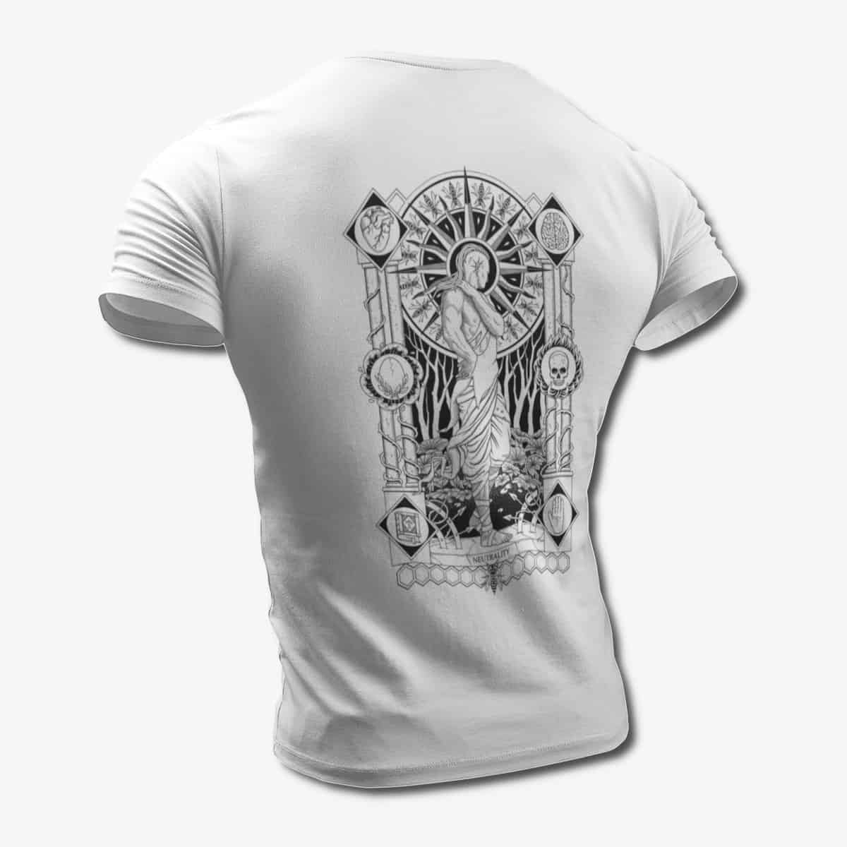 Sin of Neutrality T-Shirt, Sin of Neutrality Artwork White T-Shirt