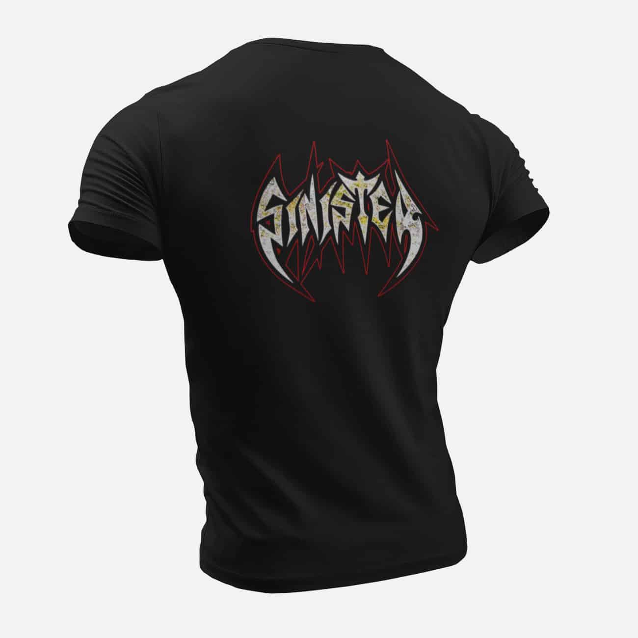 Sinister T-Shirt, Sinister Logo Black T-Shirt, Death Metal Merchandise