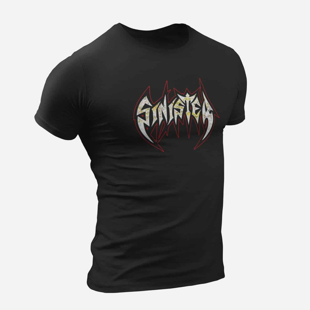Sinister T-Shirt, Sinister Logo Black T-Shirt, Death Metal Merchandise