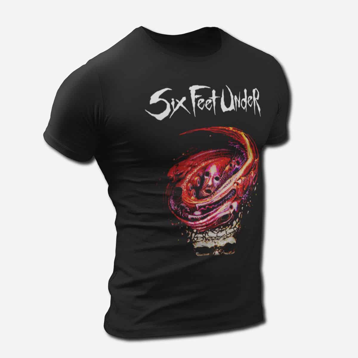 Six Feet Under Undead T-Shirt, Death Metal Merch