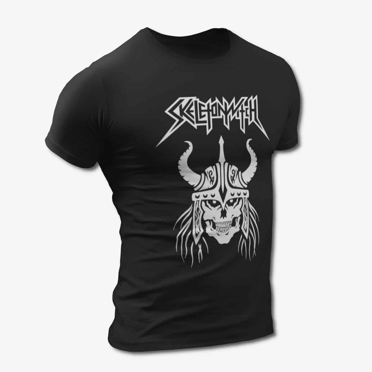 Skeletonwitch T-Shirt, Skeletonwitch Artwork Black Tee Shirt, Melodic Death Metal Merchandise
