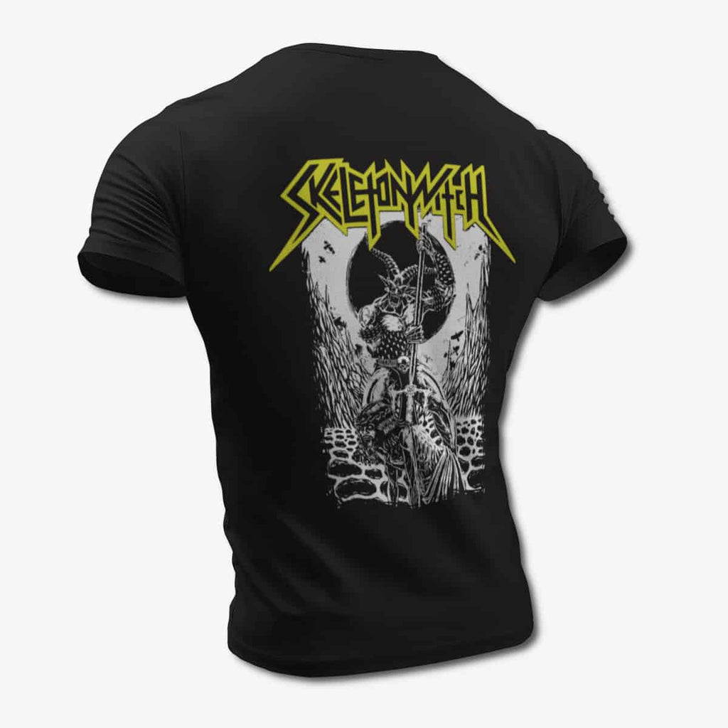 Skeletonwitch T-Shirt, Skeletonwitch Artwork Black Tee Shirt, Melodic Death Metal Merchandise