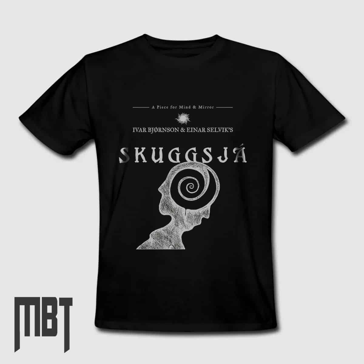 Skuggsja T-Shirt, Skuggsja A Piece for Mind and Mirror Tee-Shirt, Metal Merch