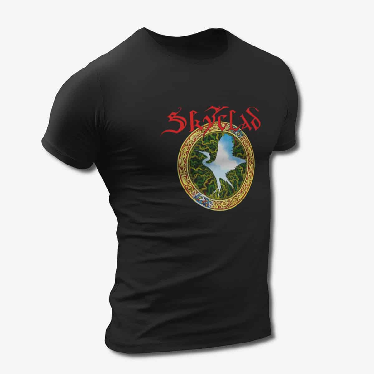 Skyclad T-Shirt, Skyclad Greek Tour 2019 Black Tee Shirt, Folk Metal Merchandise
