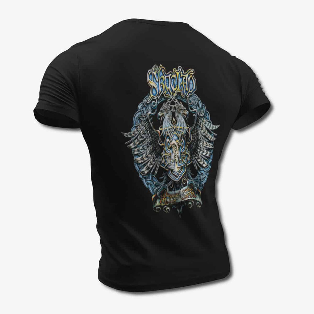 Skyclad T-Shirt, Skyclad The Wayward Sons of Mother Earth Black Tee Shirt, Folk Metal Merchandise