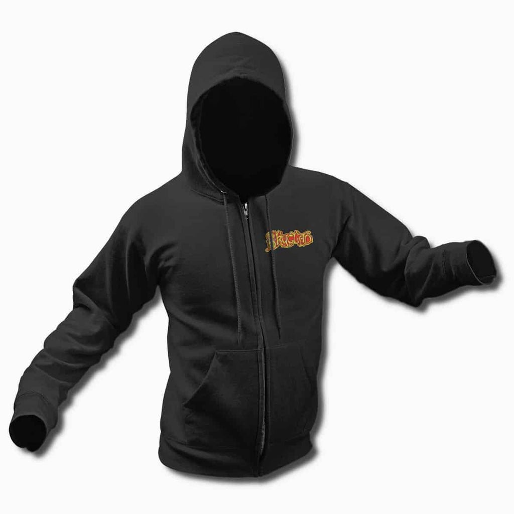 Skyclad Zip Up Hoodie, Skyclad A Burnt Offering For The Bone Idol Black Zip Hoodie