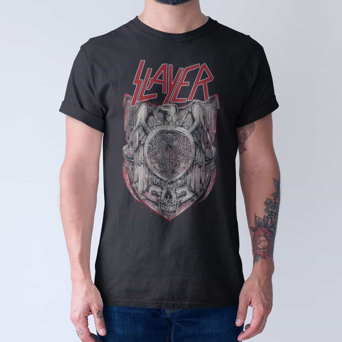 Slayer Eagle Logo T-Shirt, Thrash Metal Merch
