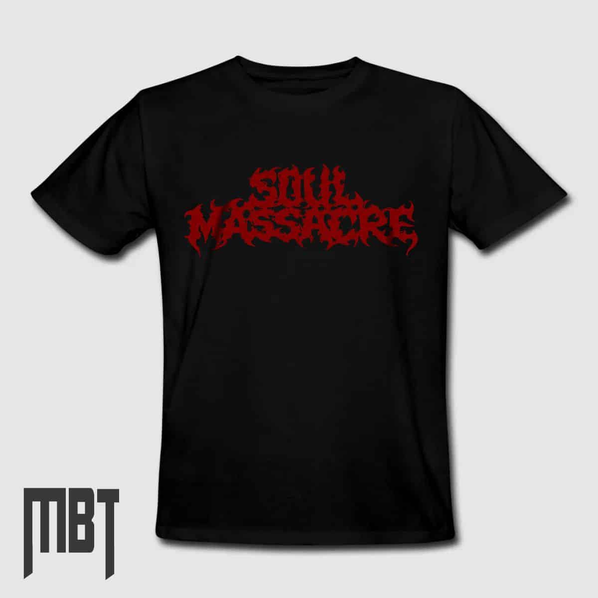 Soul Massacre T-Shirt, Soul Massacre Band Logo Tee-Shirt, Metal Merch