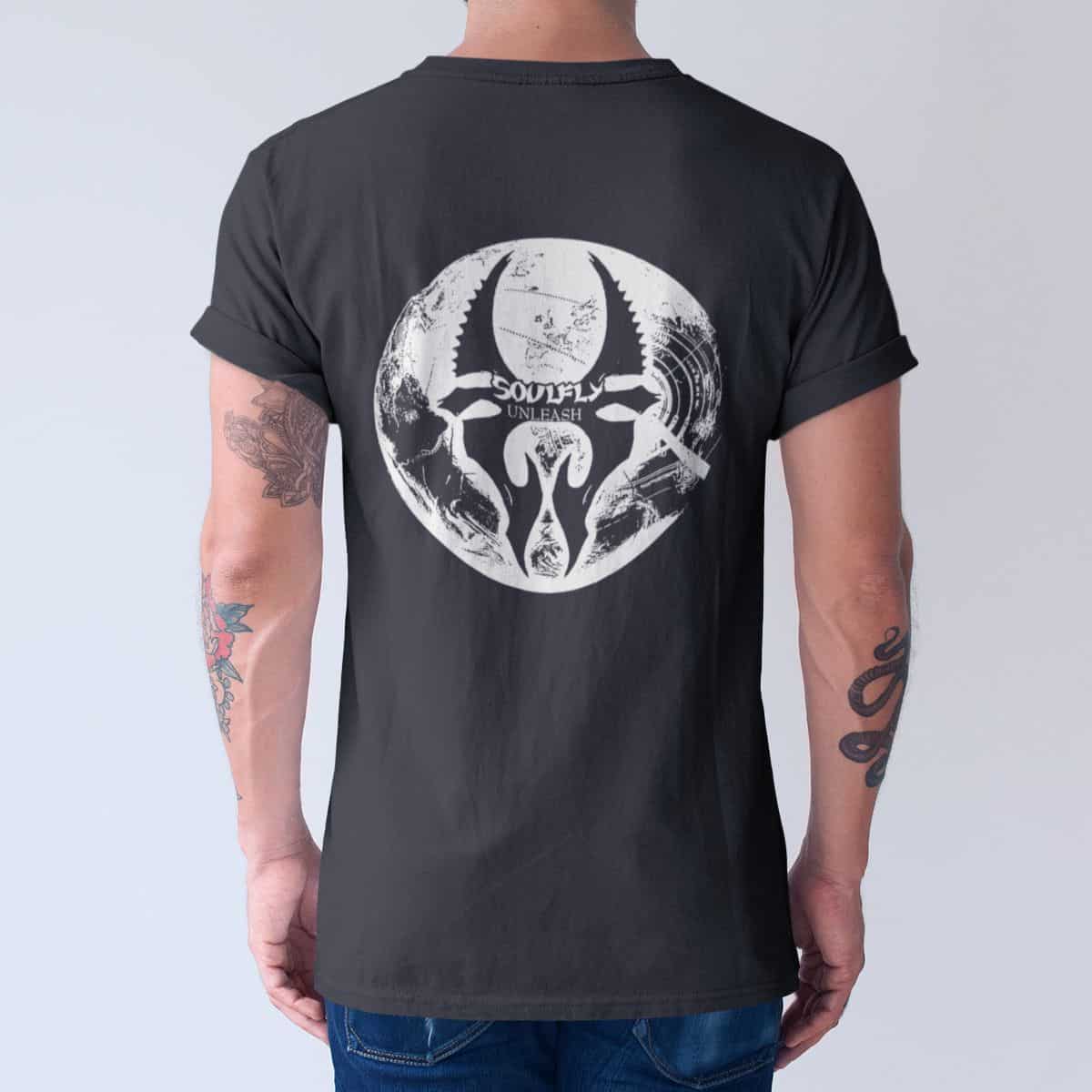 Soulfly Band T-Shirt, Soulfly Unleash Artwork Tee Shirt, Thrash Metal Merchandise