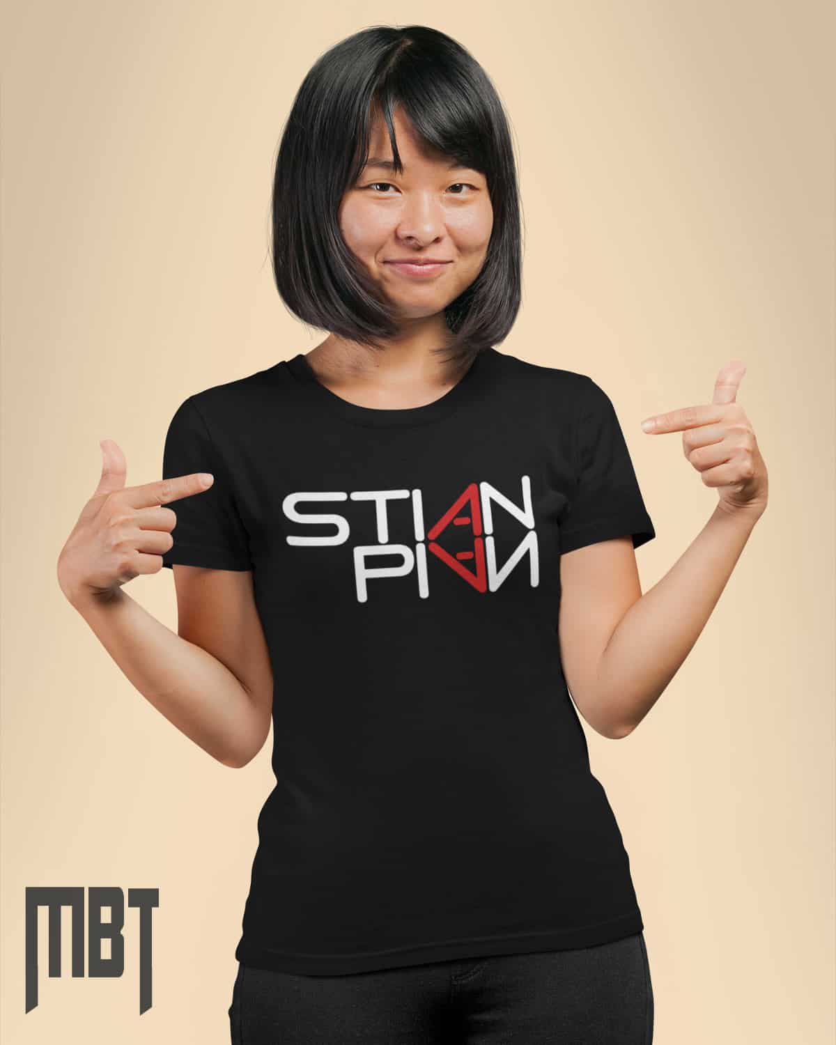 Stian Pian T-Shirt, Stian Pian Logo Black Tee Shirt, Melodic Rock, Hard Rock Merchandise
