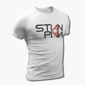 Stian Pian T-Shirt, Stian Pian Logo White Tee Shirt, Melodic Rock, Hard Rock Merchandise