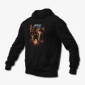 Striker Hoodie, Striker Stand In The Fire Black Hoodie, Power Metal Merchandise
