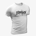 Striker T-Shirt, Striker Logo White Tee Shirt, Heavy Metal Merchandise