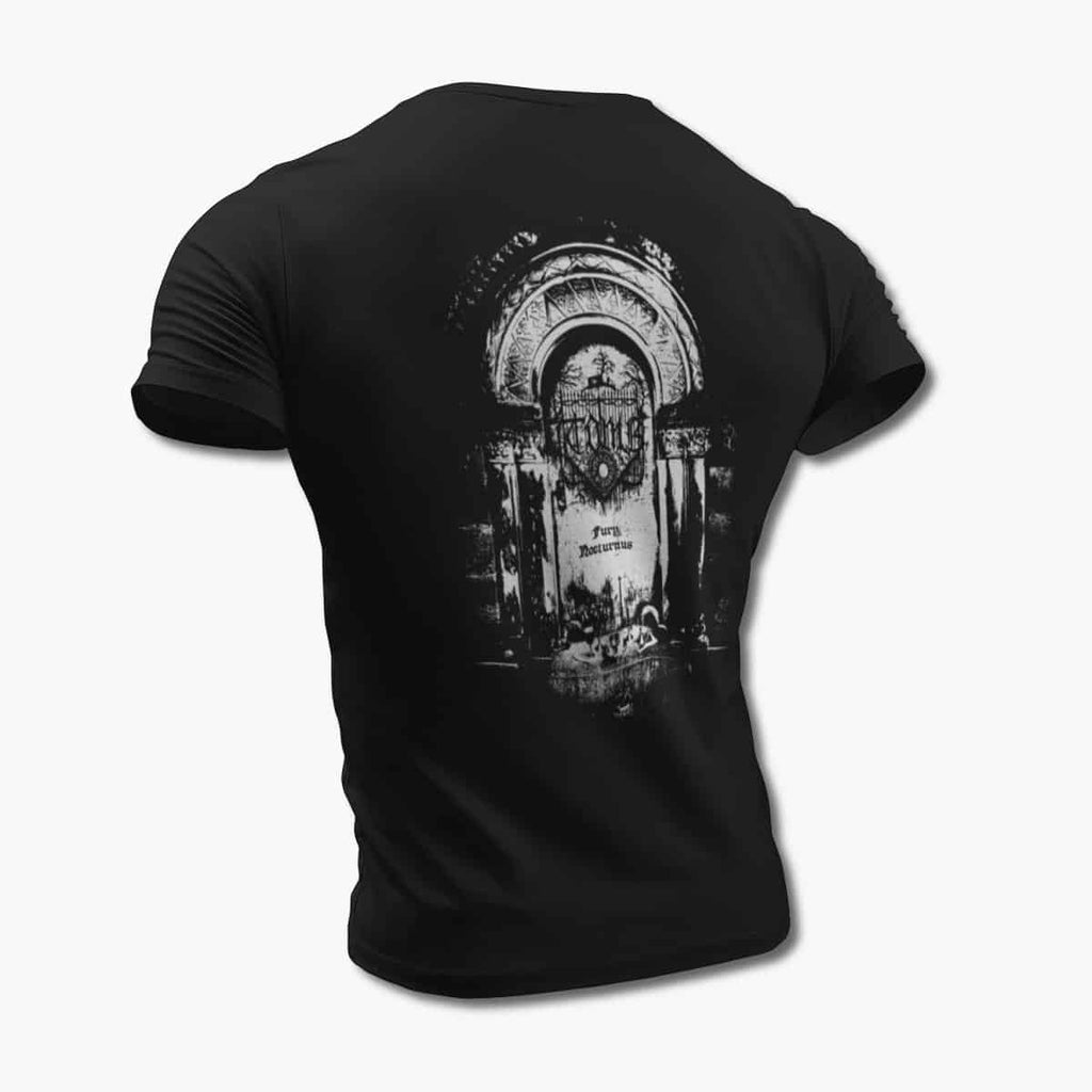 TOMB T-Shirt, TOMB Fury Nocturnus Artwork Black Tee Shirt, Black Metal Merchandise