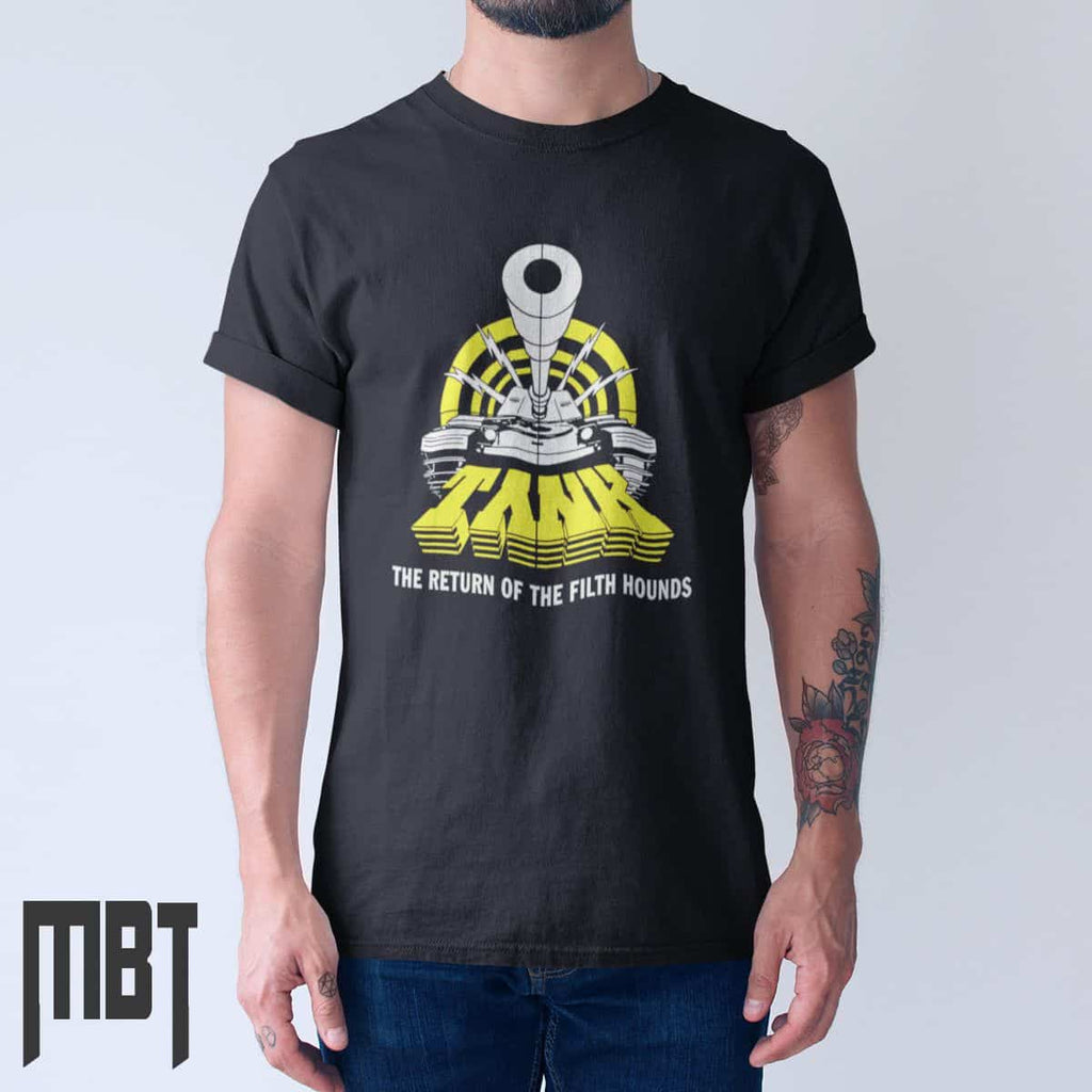 Tank T-Shirt, Tank The Return of the Filth Hounds Tee-Shirt, NWOBHM, Metal Merch