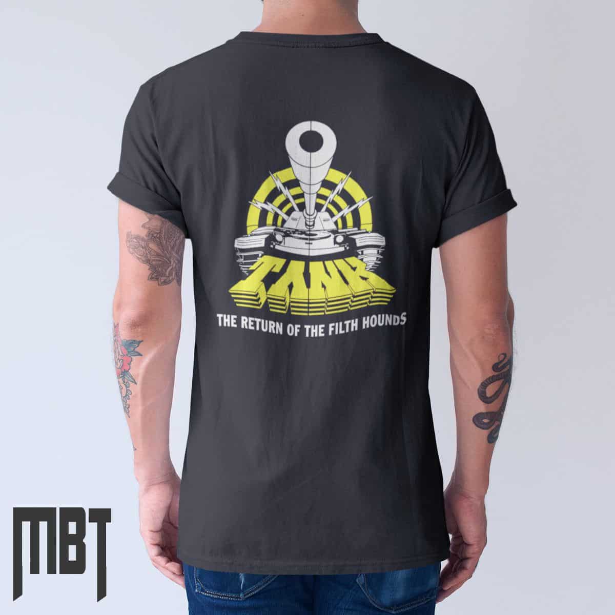 Tank T-Shirt, Tank The Return of the Filth Hounds Tee-Shirt, NWOBHM, Metal Merch