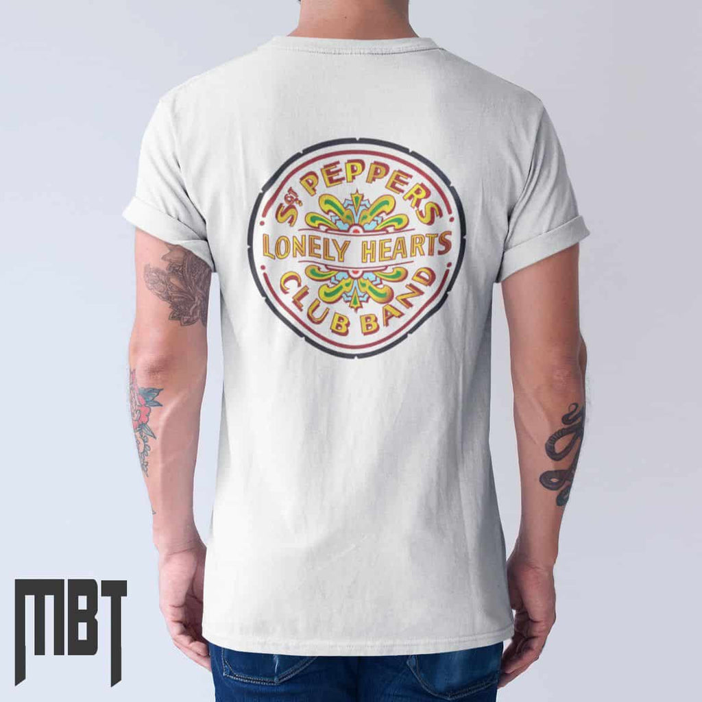The Beatles T-Shirt, The Beatles Lonely Hearts Cover Tee-Shirt, Rock Merch
