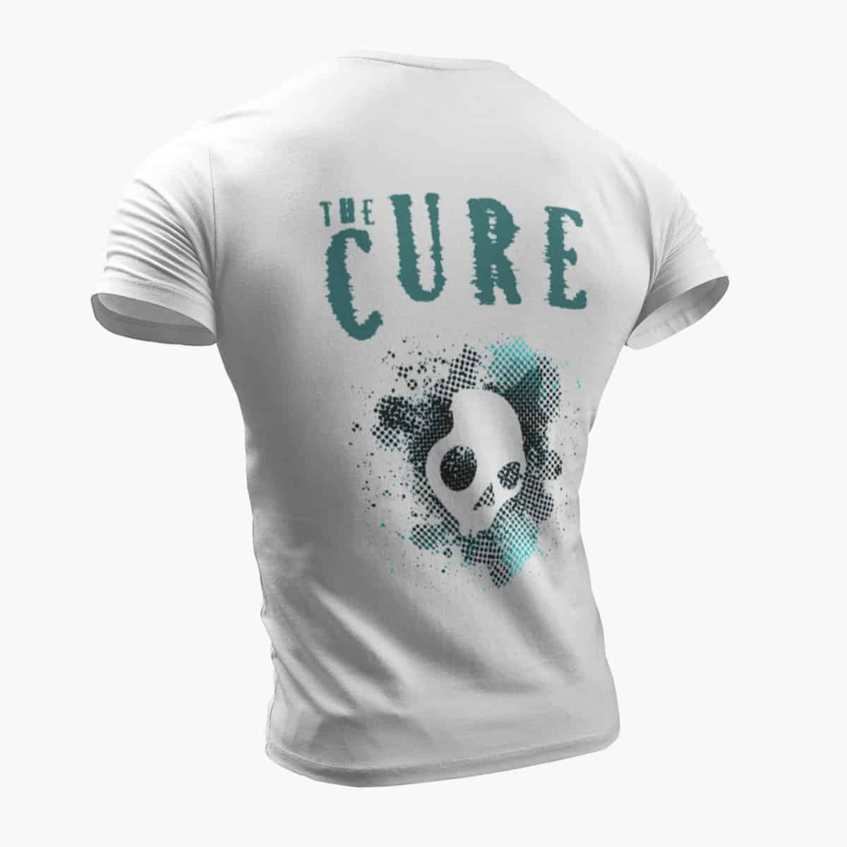 The Cure T-Shirt, The Cure Band White T-Shirt, Gothic Rock Merchandise