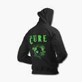 The Cure Zip Hoodie, The Cure Band Black Zipper Hoodie, Gothic Rock Merchandise