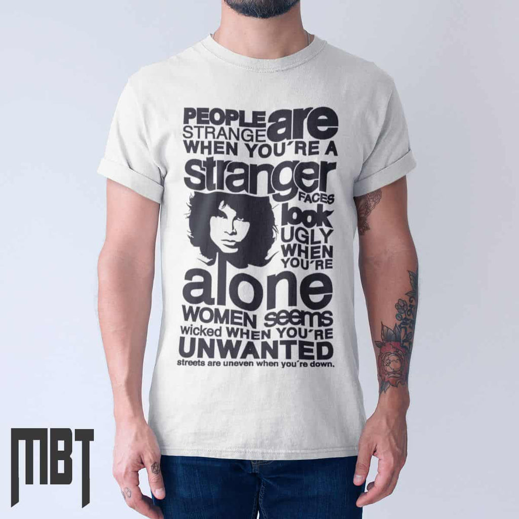 The Doors Band T-Shirt, The Doors Collage Tee-Shirt, Rock Merch