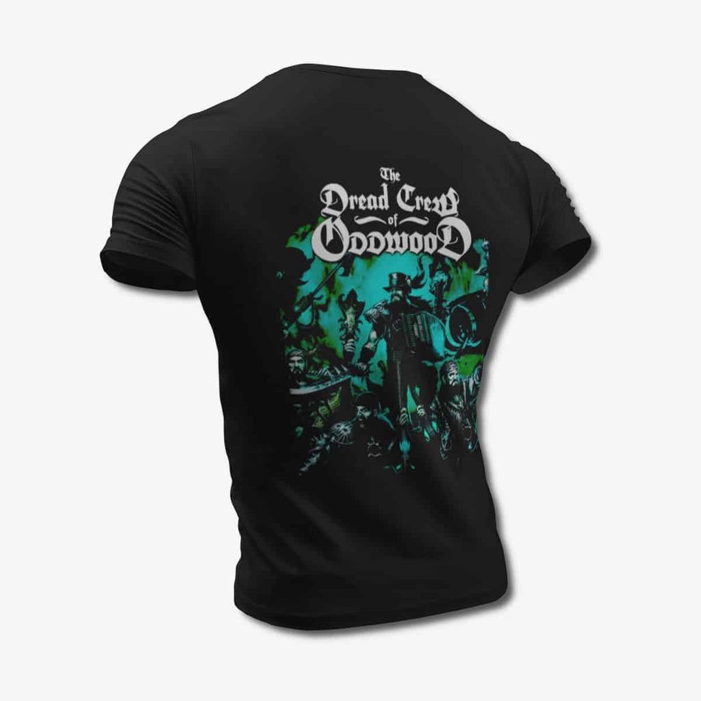 The Dread Crew of Oddwood T-Shirt, The Dread Crew of Oddwood Lawful Evil Black Tee Shirt, Folk Metal Merchandise