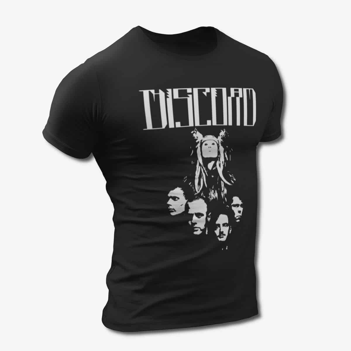 The Great Discord T-Shirt, Discord Members Black Tee Shirt, Progressive Metal Merchandise