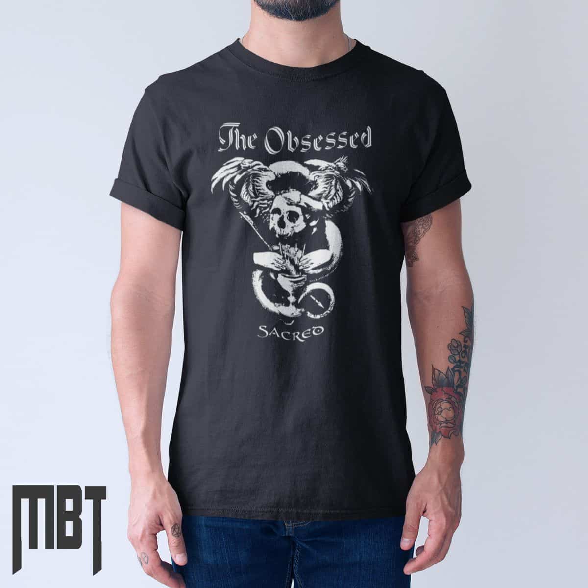 The Obsessed T-Shirt, The Obsessed Sacred Cover Tee-Shirt, Heavy Metal Merch