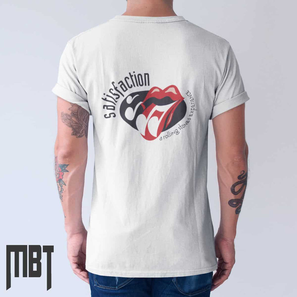The Rolling Stones T-Shirt, The Rolling Stones Satisfaction Cover Tee-Shirt, Rock Merch