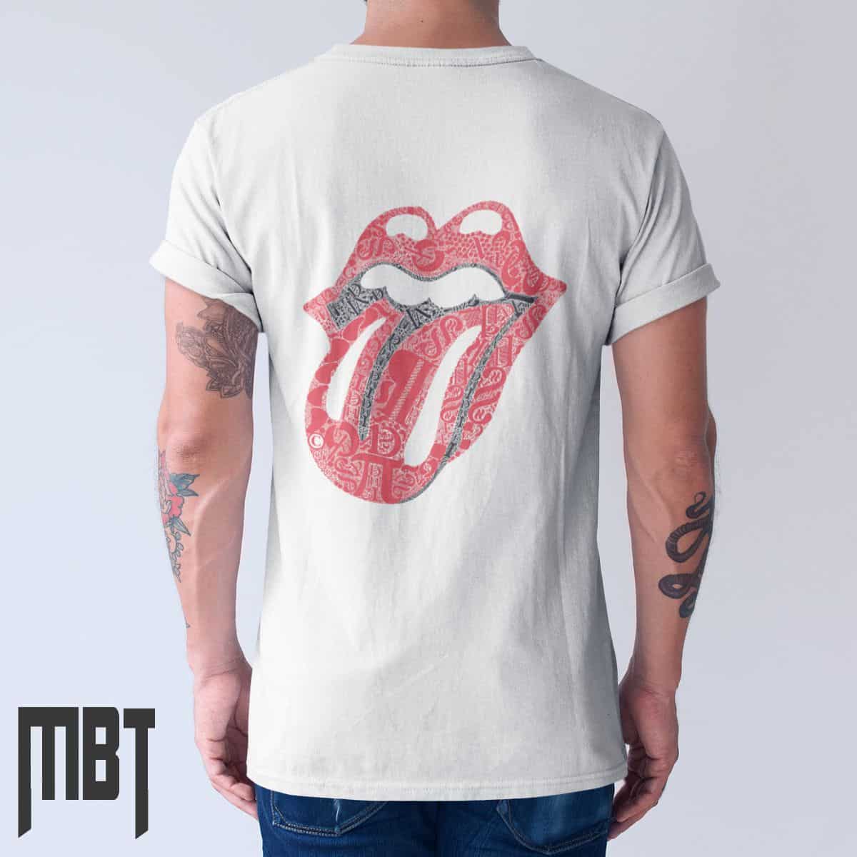 The Rolling Stones T-Shirt, The Rolling Stones Satisfaction Cover Tee-Shirt, Rock Merch