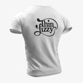 Thin Lizzy T-Shirt, Thin Lizzy Logo White T-Shirt, Heavy Metal Merchandise