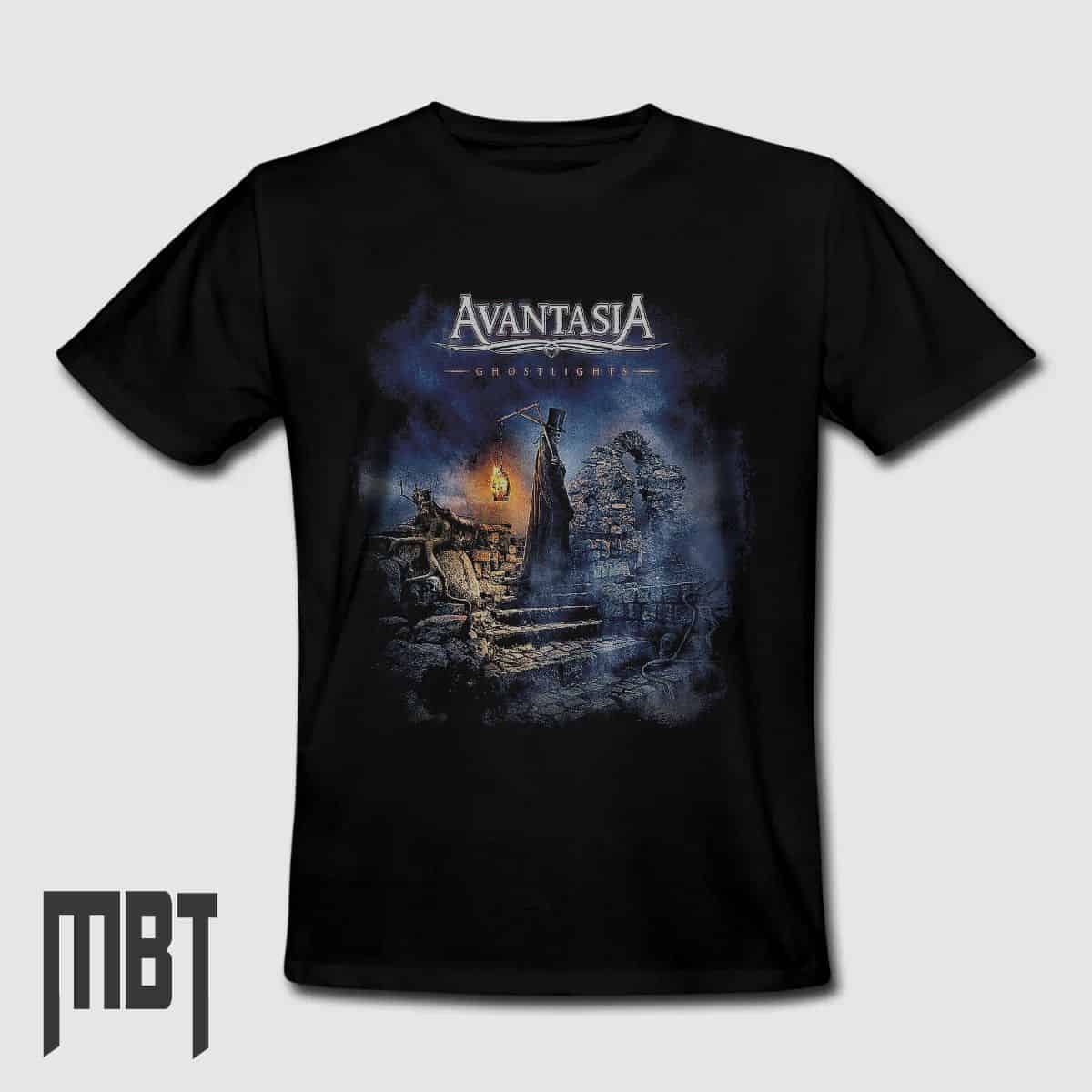 Tobias Sammet Avantasia T-Shirt, Avantasia Ghostlights Tee Shirt, Metal Merch