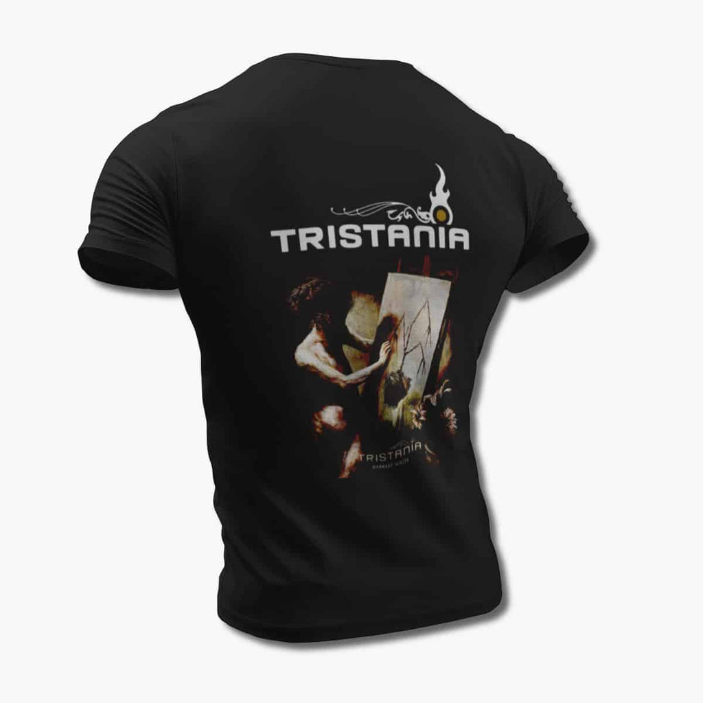 Tristania T-Shirt, Tristania Darkest White Artwork Black Tee Shirt, Symphonic Metal Merchandise