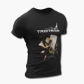 Tristania T-Shirt, Tristania Darkest White Artwork Black Tee Shirt, Symphonic Metal Merchandise