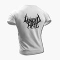 United by Hate T-Shirt, United by Hate Logo White Tee Shirt, Death Metal Merchandise
