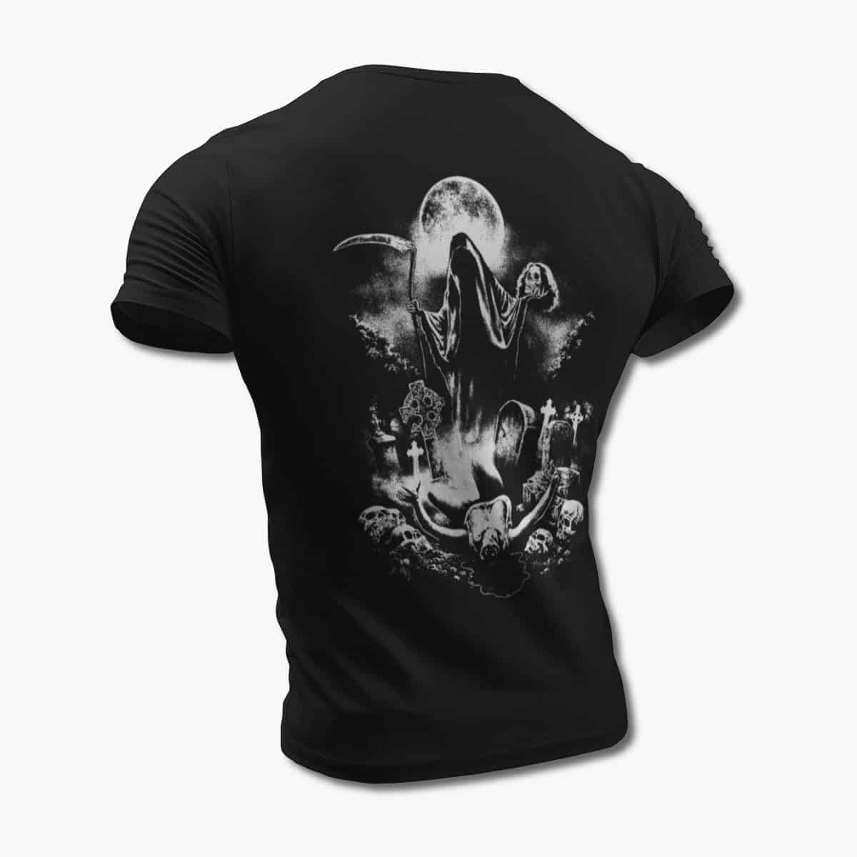 Vaultwraith T-Shirt, Vaultwraith Artwork Black Tee Shirt, Black Metal Merchandise