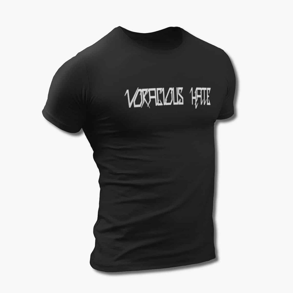 Voracious Hate T-Shirt, Voracious Hate Logo Black Tee Shirt, Death Metal Merchandise