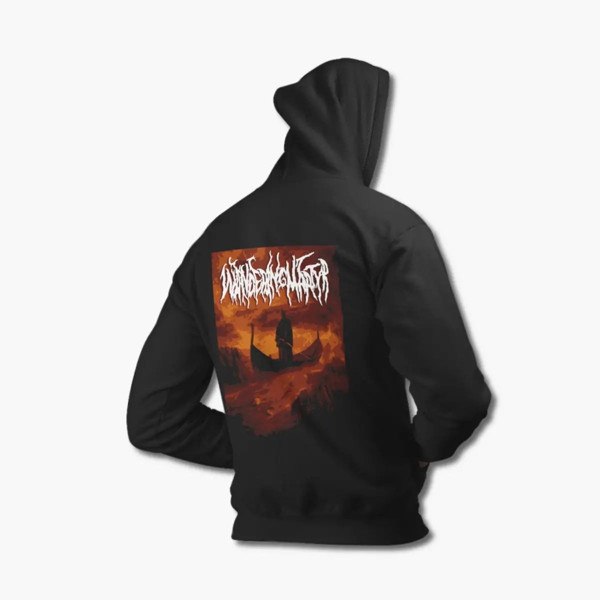 Wandering Martyr Hoodie, Wandering Martyr Artwork Black Sweatshirt