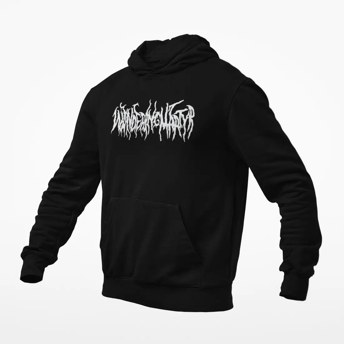 Wandering Martyr Hoodie, Wandering Martyr Logo Black Sweatshirt