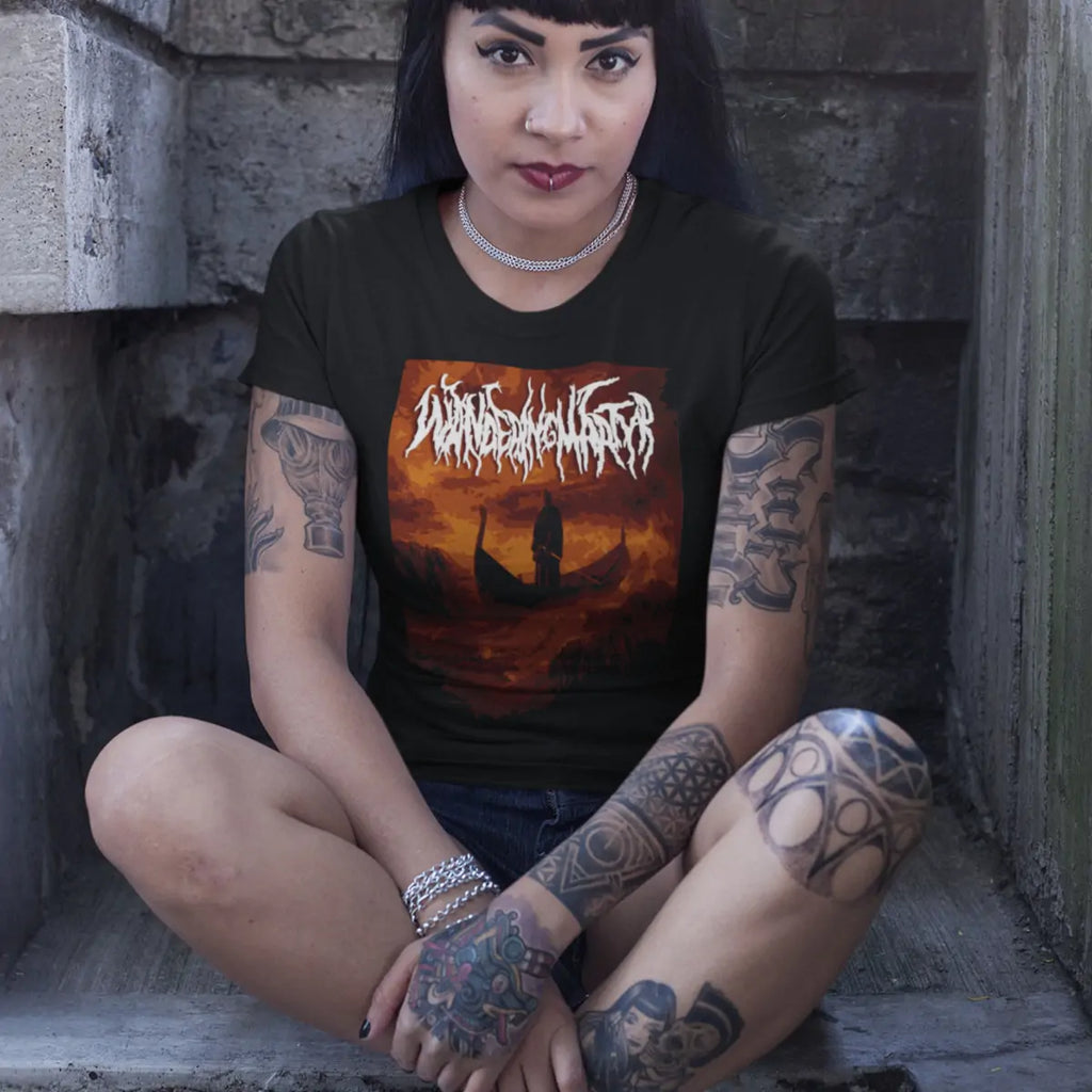 Wandering Martyr T-Shirt, Wandering Martyr Artwork Black T-Shirt