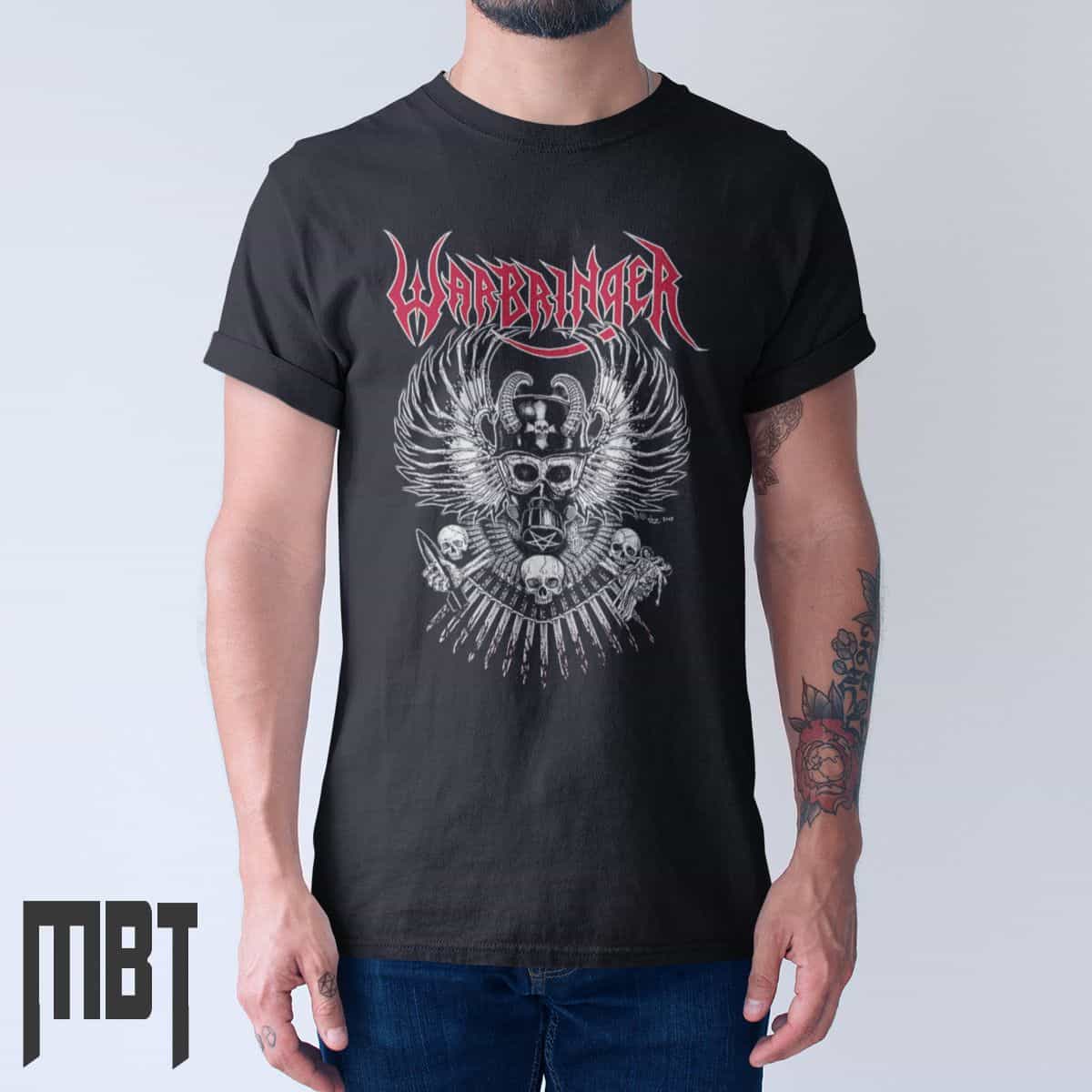 Warbringer T-Shirt, Warbringer Band Logo Tee-Shirt, Thrash Metal, Metal Merch