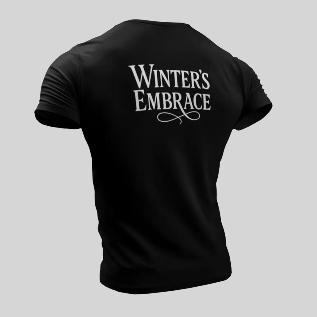 Winter’s Embrace Black T-Shirt