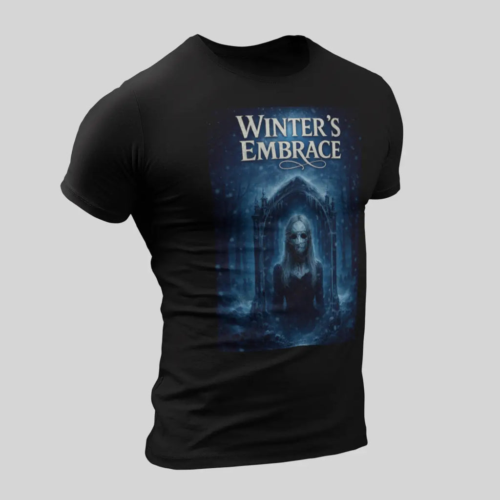 Winter’s Embrace Black T-Shirt