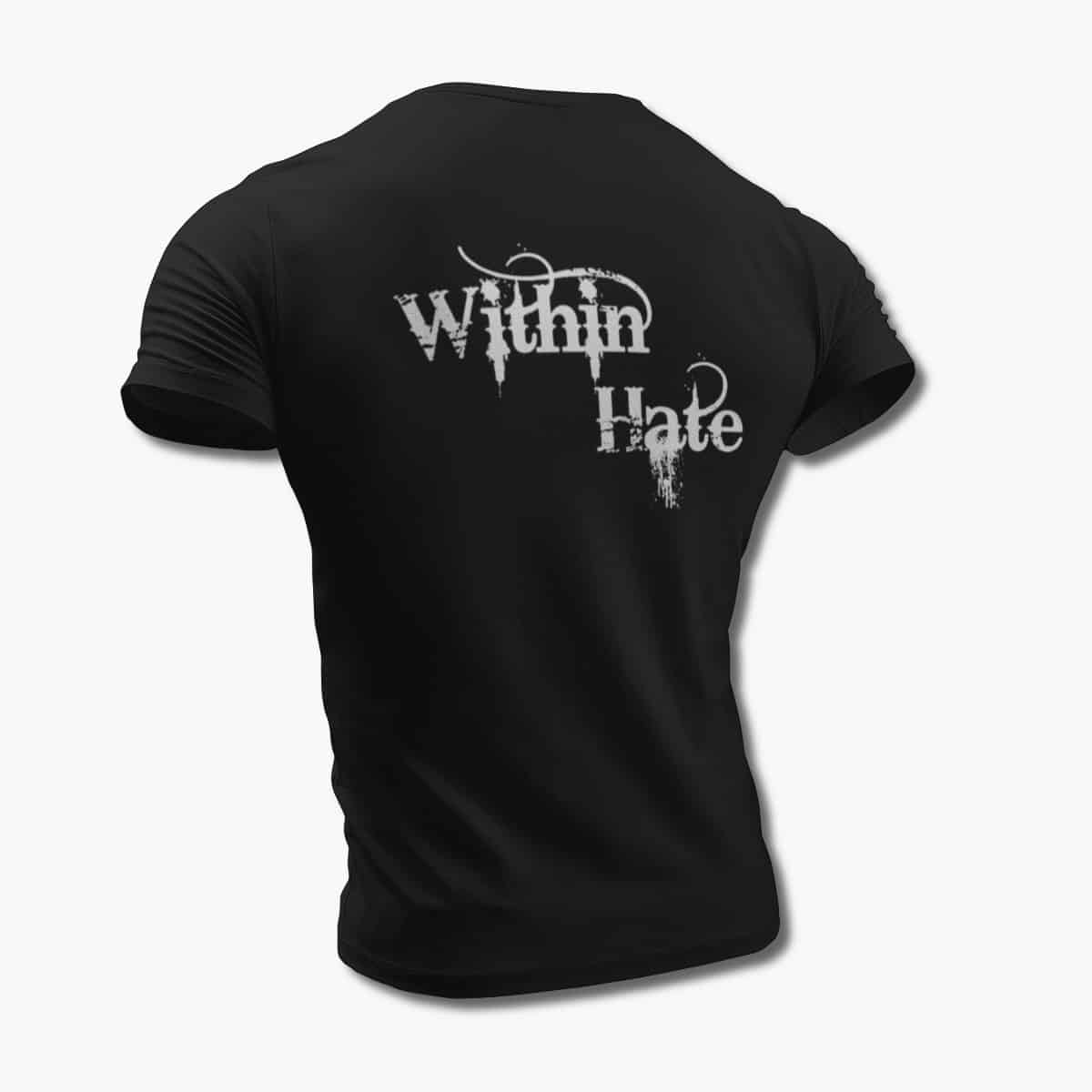 Within Hate T-Shirt, Within Hate Logo Black Tee Shirt, Heavy Metal Merchandise